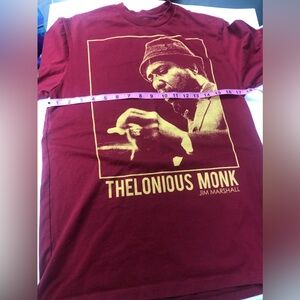 Thelonious Monk t shirt by Jim Marshall